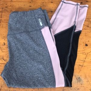 RBX black gray pink leggings